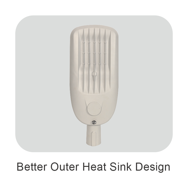 High Quality 100W Aluminum Stand Alone LED Street Light Easy Installation Radar Induction Road IP66 Rated